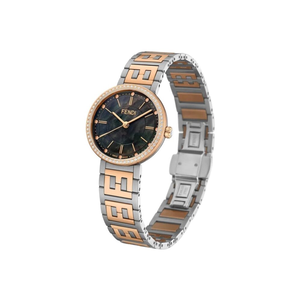 Fendi Forever Diamond Satin-Brushed Bracelet Watch - Rose Gold/Stainless Steel - Picture 4 of 4